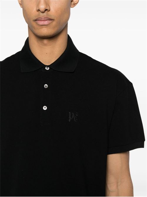 Short-sleeved polo shirt PALM ANGELS | PMGB012R24FAB0011010